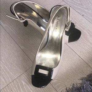Anne Klein buckle heel